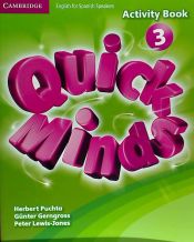 Portada de Quick Minds Level 3 Activity Book Spanish Edition