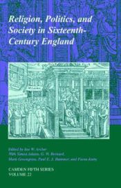 Portada de Religion, Politics, and Society in Sixteenth-Century England