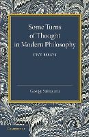 Portada de Some Turns of Thought in Modern Philosophy