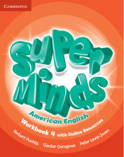 Portada de Super Minds American English Level 4 Workbook with Online Resources