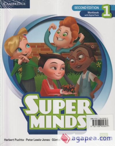 Super Minds Level 1 Workbook with Super Practice Book and Digital Pack British English