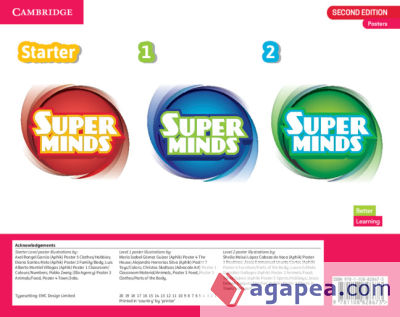 Super Minds Starter, 1 and 2 Poster Pack British English