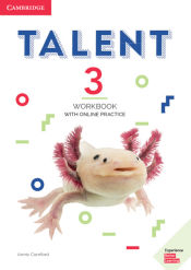 Portada de Talent Level 3 Workbook with Online Practice