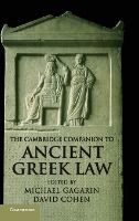 Portada de The Cambridge Companion to Ancient Greek Law