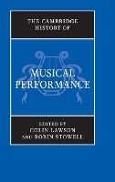 Portada de The Cambridge History of Musical Performance