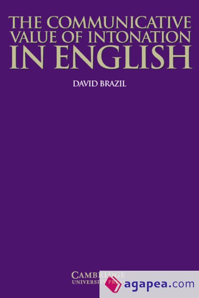 The Communicative Value of Intonation in English Book