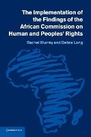 Portada de The Implementation of the Findings of the African Commission on Human and Peoplesâ€™ Rights