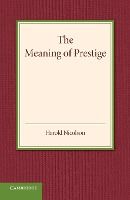 Portada de The Meaning of Prestige