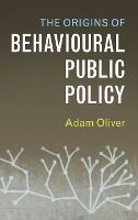 Portada de The Origins of Behavioural Public Policy