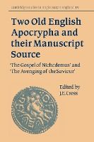 Portada de Two Old English Apocrypha and Their Manuscript Source