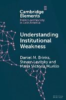 Portada de Understanding Institutional Weakness