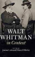 Portada de Walt Whitman in Context