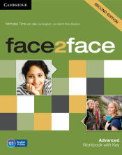 Portada de face2face Advanced Workbook with Key