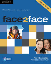 Portada de face2face Pre-intermediate Workbook without Key