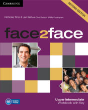 Portada de face2face Upper Intermediate Workbook with Key
