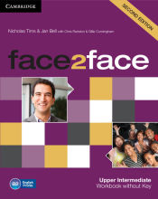 Portada de face2face Upper Intermediate Workbook without Key