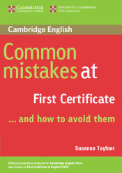 Portada de COMMON MISTAKES AT FIRST CERTIFICATE AND HOW TO AVCAMVAR