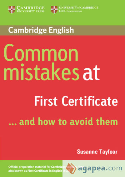 COMMON MISTAKES AT FIRST CERTIFICATE AND HOW TO AVCAMVAR
