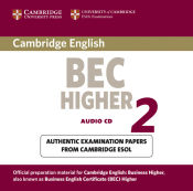 Portada de Cambridge BEC Higher 2 Audio CD