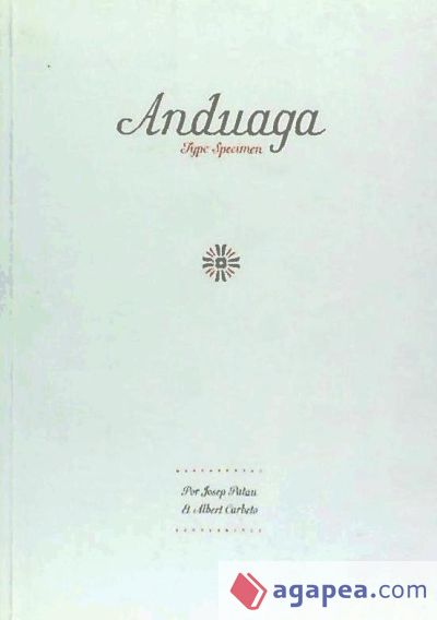 Anduaga. Type specimen