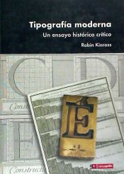 Portada de TIPOGRAFIA MODERNA: UN ENSAYO HISTORICO CRITICO