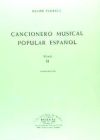 Cancionero musical popular español. Tomo III