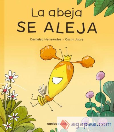 La abeja se aleja