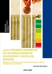 Portada de UF0565 Eficiencia energética en las instalaciones de calefacción y ACS en los edificios