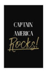 Captain America Rocks!: Captain America Diary Journal Notebook