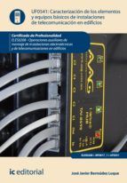 Portada de Caracterización de los elementos y equipos básicos de instalaciones de telecomunicación en edificios. ELES0208 (Ebook)