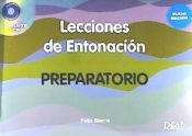 Portada de Lecciones de entonaci&oacute;n. Preparatorio