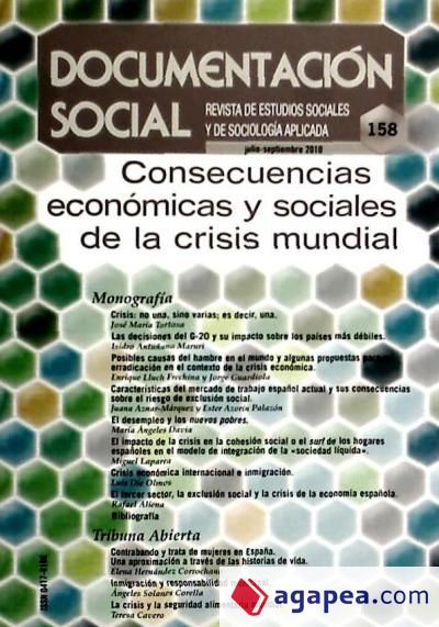 Consecuencias económicas y sociales de la crisis mundial