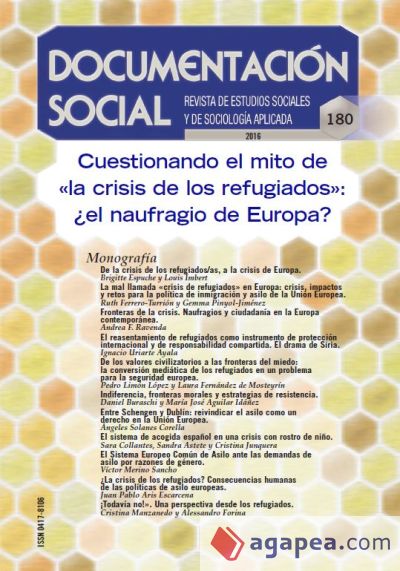 Cuestionando el mito de «la crisis de los refugiados»: ¿el naufragio de Europa?