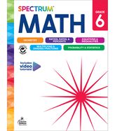 Portada de Spectrum Math Workbook, Grade 6