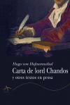 Carta de lord Chandos