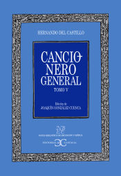 Portada de Cancionero general. Tomo V