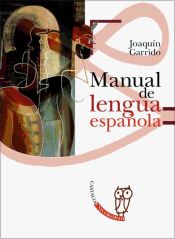 Portada de Manual de lengua española