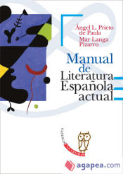Portada de Manual de literatura española actual
