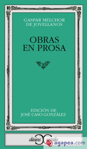 Portada de Obras en prosa