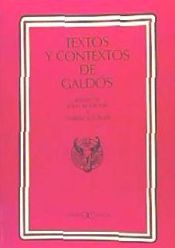 Portada de Texto y contexto de Galdós