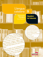 Portada de Llengua catalana 5è. Quadern de l'alumne (Projecte Salvem la Balena Blanca)