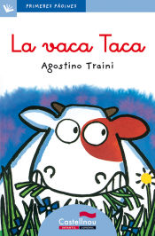 Portada de La vaca Taca (lletra lligada)