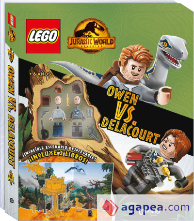 Lego Jurassic World. Owen vs. Delacourt