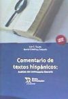 Ccomentario de Textos Hispánicos: Análisis del Comentario Literario