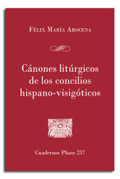 Portada de Canones litúrgicos de los Concilios Hispano-visigóticos