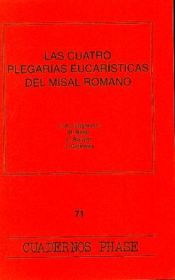 Portada de Las cuatro plegarias eucarísticas del Misal romano