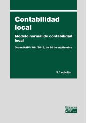 Portada de Contabilidad local. Modelo normal de contabilidad local