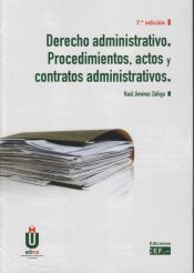 Portada de Derecho Administrativo 2021. Procedimientos, Actos y Contratos Administrativos