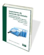 Portada de Inspectores de Hacienda del Estado. Contestaciones a los cuestionarios del tercer ejercicio (Años 2011 a 2017). Incluye inglés