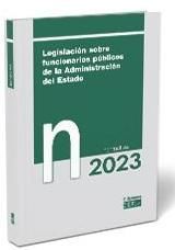 Portada de Legislación sobre funcionarios públicos de la Administración del Estado. Normativa 2023